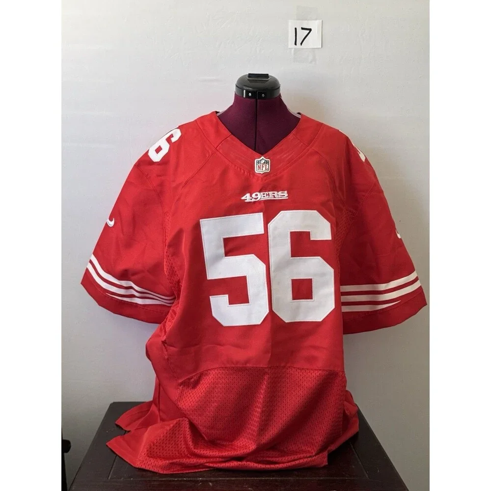 Nike On Field SF 49ers Reuben Foster #56 Jersey Size 56 NFL NWOT